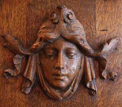 Carved Face, Court House Cafe - Decatur, Texas (2006)
